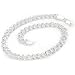 5mm Small Sterling Silver 7.75" Double Link Chain Charm Bracelet