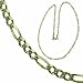 14Kt Yellow Gold Diverse Figaro Chain
