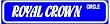ROYAL CROWN CIRCLE road street sign