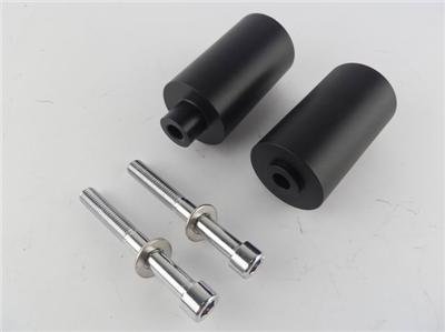 Black Frame Slider Fairing Protectors No Cut For 2002-2003 Yamaha YZF R1 YZFR1