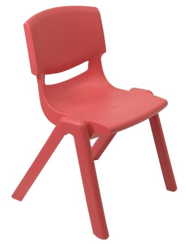 10¬?'' Preschool / Kindergarten Red Plastic Stack Chair [YU-YCX-003-RED-GG]