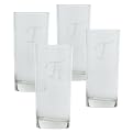 Script Monogram Highball Glasses Set of 4