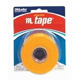 MUELLER ZINC OXIDE TRAINERS TAPE M TAPE GOLD 1 1/2 INCH ROLL