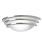 IMAGE OF 50132-BS/FST - Access Lighting Mystical Genesis 1 Light Wall Sconce in Brushed Steel 50132-BS/FST
