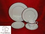 Noritake Cascade Platinum #7981 Eight 5 Pc Place Settings