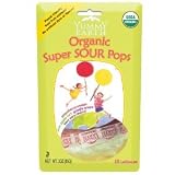 Yummy Earth Organic Lollipops Super SOUR 3 oz. bag (approximately 15 count)
