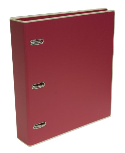 Pierre Belvedere Semikolon 3-Ring Binder with Front Cover Lock, 2-3/4-Inch Spine, Red (7680004)