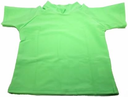 Water Wear Rashguard Baby/Toddler UPF 50 + Short Sleeve, Unisex (S/M (10-22 Lbs.), Green)