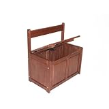 Kettler Kids Toy Chest Bench-Mahogany by Kettler