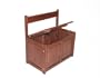 Kettler Kids Toy Chest/Bench-Mahogany