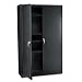 Steel Double Door Storage Cabinet (requires shelves), 48w x 18d x 78h, Black (TNNJ878...