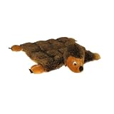 Kyjen Plush Puppies Dog Squeaker Mat Toy, Hedgehog,  Large