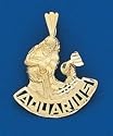 14K YELLOW GOLD AQUARIUS