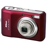 Nikon Coolpix L20 10MP Digital Camera with 3.6 Optical Zoom and 3 inch LCD (Deep Red)