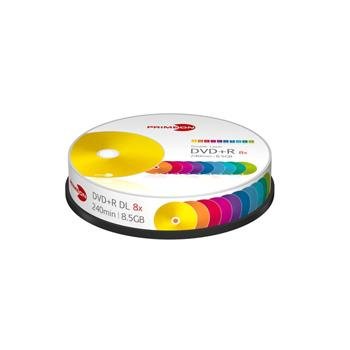 PrimeOn DVD+R DL Disc (8,5GB, 8x Colour Oberfl&auml;che, PRIM ten-colors 10 St&uuml;ck) Preisvergleich
