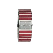 Dolce & Gabbana - DW 0081 - Montre Mode Femme - Quartz analogique - Passion de Ibiza - Bracelet en acier Rouge