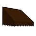 Awntech 5-Feet San Francisco Window/Entry Awning, 44 by 24-Inch, Brown