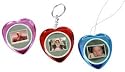 Tricod 1.1-Inch Mini Heart-Shaped Digital Photo Frame (Red)
