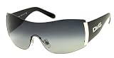 D&G DOLCE&GABBANA SUNGLASSES D&G 8039 BLACK&SILVER 501/8G