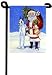 Santa Claus and Great Dane - Garden Flags