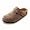 Birkenstock Boston Hard Footbed Clog (36 Narrow, Taupe Suede)