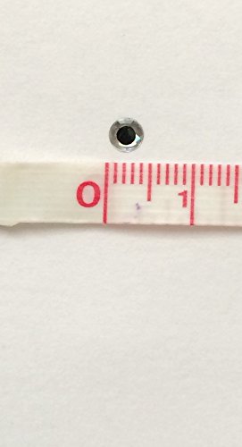 3D Fish Lure Eyes - 4mm Sliver - 500 pcs - Item #810