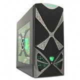 Xion II Black ATX Mid-Tower Case with Clear Side Front USB and Audio Ports and 450-Watt Power Supply