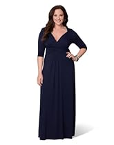 Hot Sale Desert Rain Maxi Dress (3x, In the Navy)