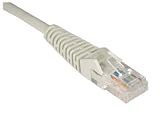 Tripp Lite N001-025-GY Cat5e 350MHz Gray Snagless Molded Patch Cable RJ45M/M - 25ft