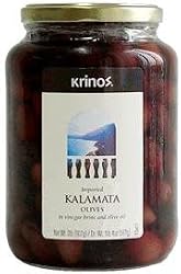 Kalamata Olives (krinos) 2lb JAR, Dr.Wt. 1lb4oz-2lb jar