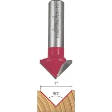 Freud 20-112 1-Inch Diameter 90-Degree V-Grooving Router Bit with 1/2-Inch Shank