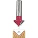 Freud 20-112 1-Inch Diameter 90-Degree V-Grooving Router Bit with 1/2-Inch Shank