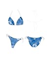 Camaro Bikini Dundee, blau/wei&szlig;