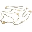 Rocawear Gold Tone Opera Rw Logo Necklace