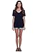 Alexander + David Women's Slub Cotton Modal Tops Burnout Loose V-Neck Boyfriend T-Shirt Stitch Back Casual Tee