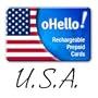 USA United States Phone Card, Calling Card by oHello. Virtual PIN instantly via Email.