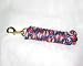 Hamilton 10' x 5/8" Extra Heavy Poly Lead with Bolt Snap, Multicolor Red