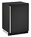 U-Line U-CO1224FB-00B 24" Under Counter Combo Refrigerator/Ice Maker, Black (Renewed)