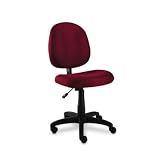 Alera Swivel Task Chair, Acrylic, Burgundy