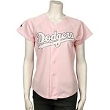Russell Martin Los Angeles Dodgers Womens Pink Jersey - L