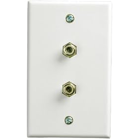 Coax Duplex Wall Plates