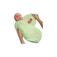 Kiddopotamus & Co Microfleece SwaddleMe® Green - Large