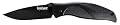 Kershaw Ken Onion Black Out Folding Knife with Speed Safe