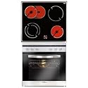Amica Einbauherd-Set EHC 12225 E PlatinumEEK: A, Nettovolumen: 54 l