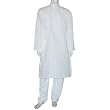Kurta Pajama Men Cotton Embroidered Clothing Size L Chest : 44 inches