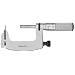Starrett Mul-T-Anvil Micrometer, Friction Thimble, Lock Nut, Carbide Faces, Inch