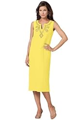 Plus Size Notched Notched Collar Elbow Length Sleeves Sleeveless Shift   Dress With a Bow(s)