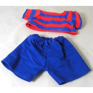 314NjVpwwiL Blue & Red Shorts Outfit Clothes #1872 fits most Webkinz, Shining Star and 8   10 Stuffed Animals