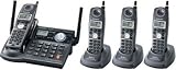 Panasonic Refurb KX-TG5664BP 5.8GHz Cordless Phone,Multi Handset, 1x4,Digital Answering Device,Black