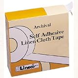 Self Adhesive Archival Linen Hinging Tape- 1.25in x 150ft